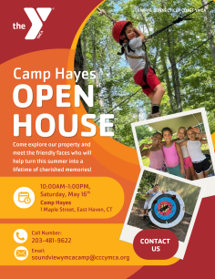 Camp Hayes 2026 Open House Flyer