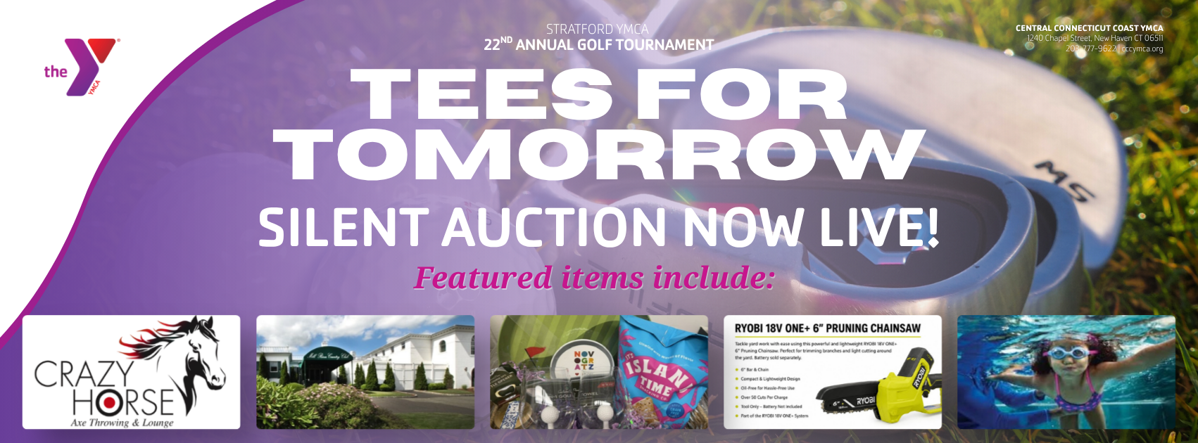 TEES FOR TOMORROW – SILENT AUCTION NOW LIVE