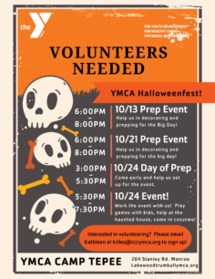 Volunteers Needed Halloweenfest